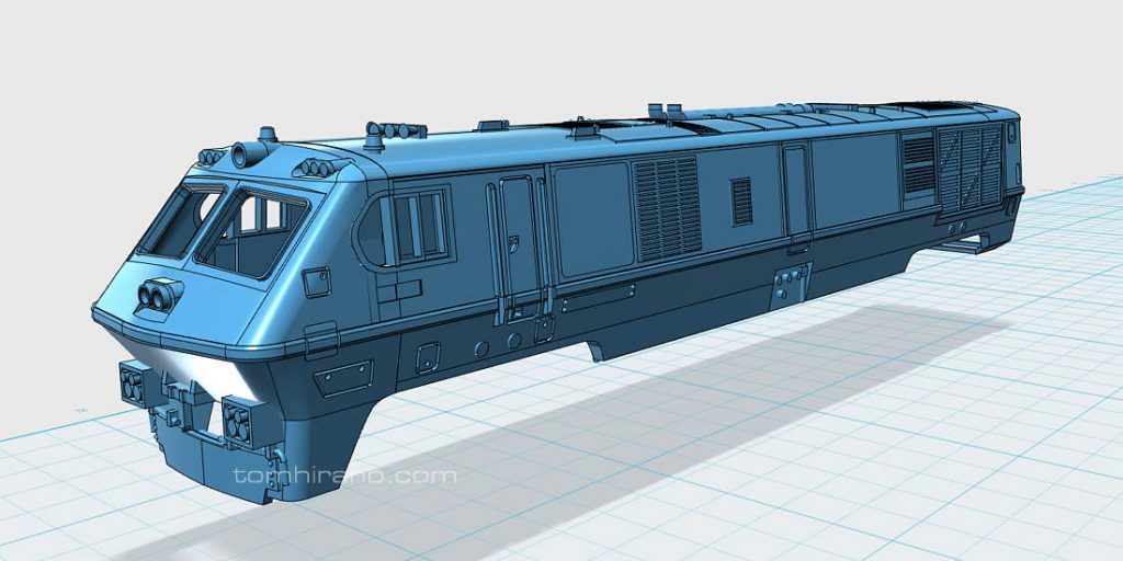 Amtrak LRC N scale