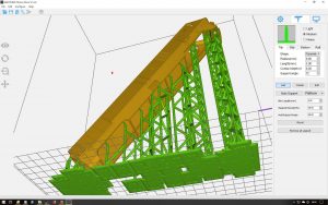 N scale LRC with supports