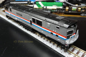 N scale P30CH model rear