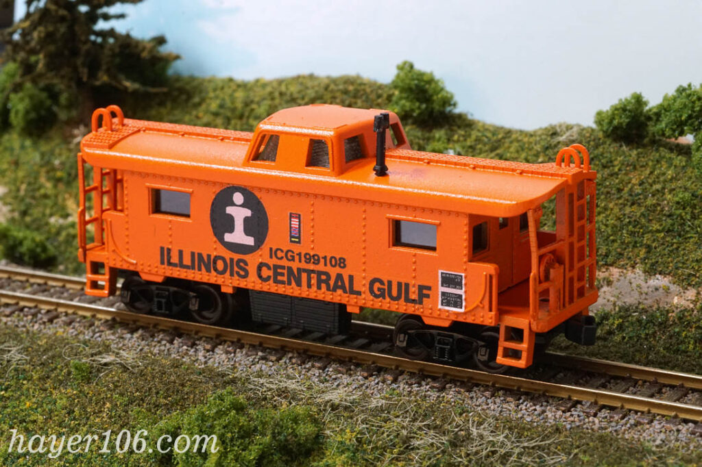 Illinois Central Gulf (ICG) N8 caboose